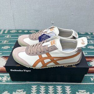 Asics Tiger Mexico 66 White And Pink Sneakers
